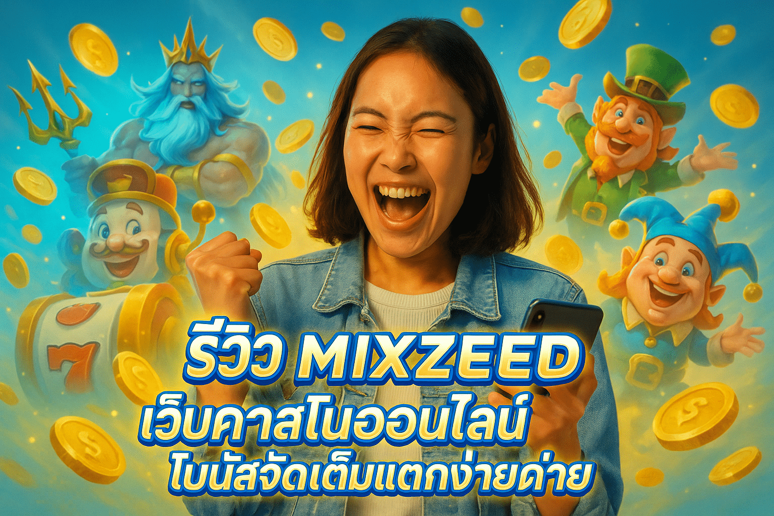 รีวิว MIXZEED คาสิโนออนไลน์ โบนัสจัดเต็มแตกง่าย