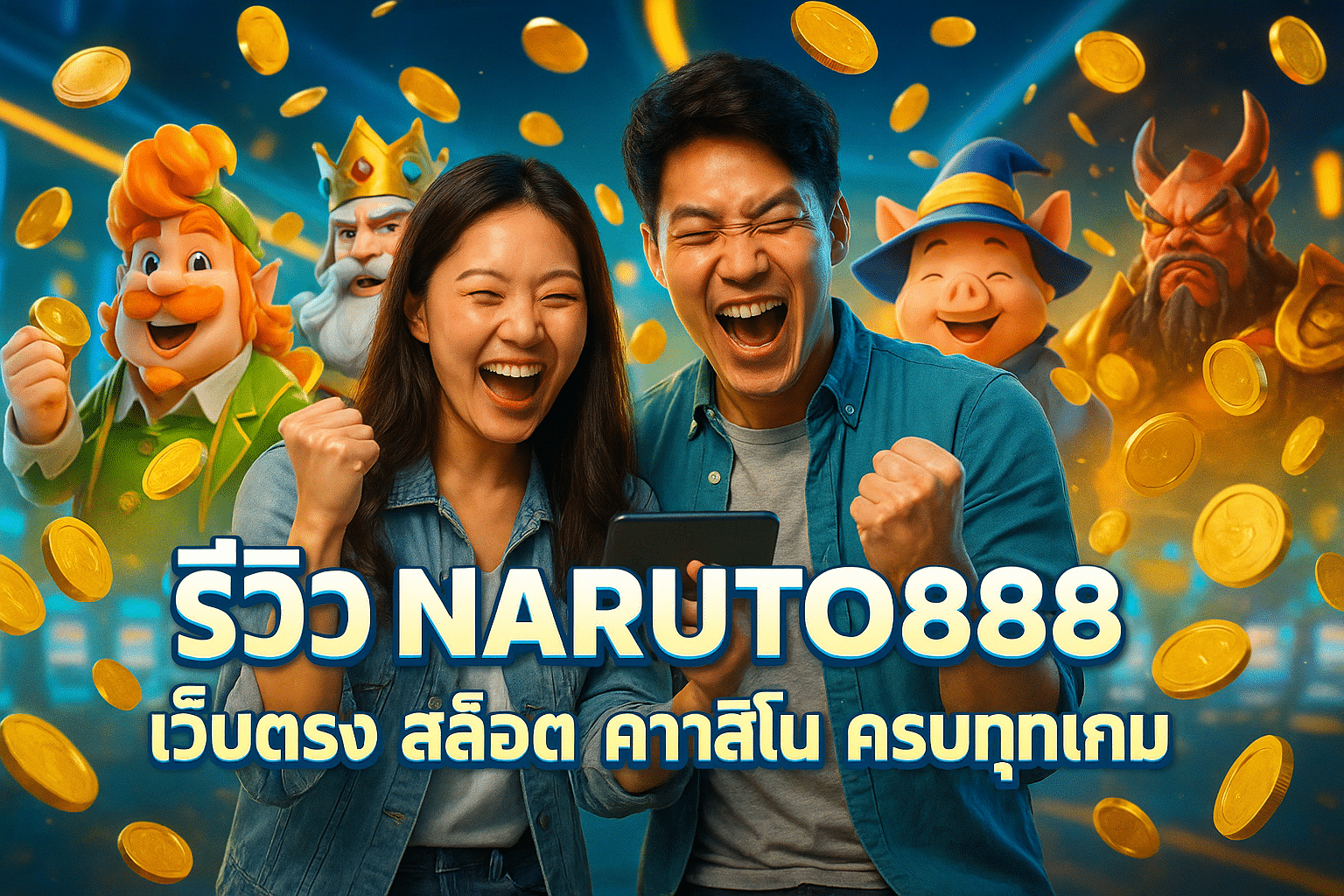 รีวิว NARUTO888 เว็บตรง สล็อต คาสิโน ครบทุกเกม