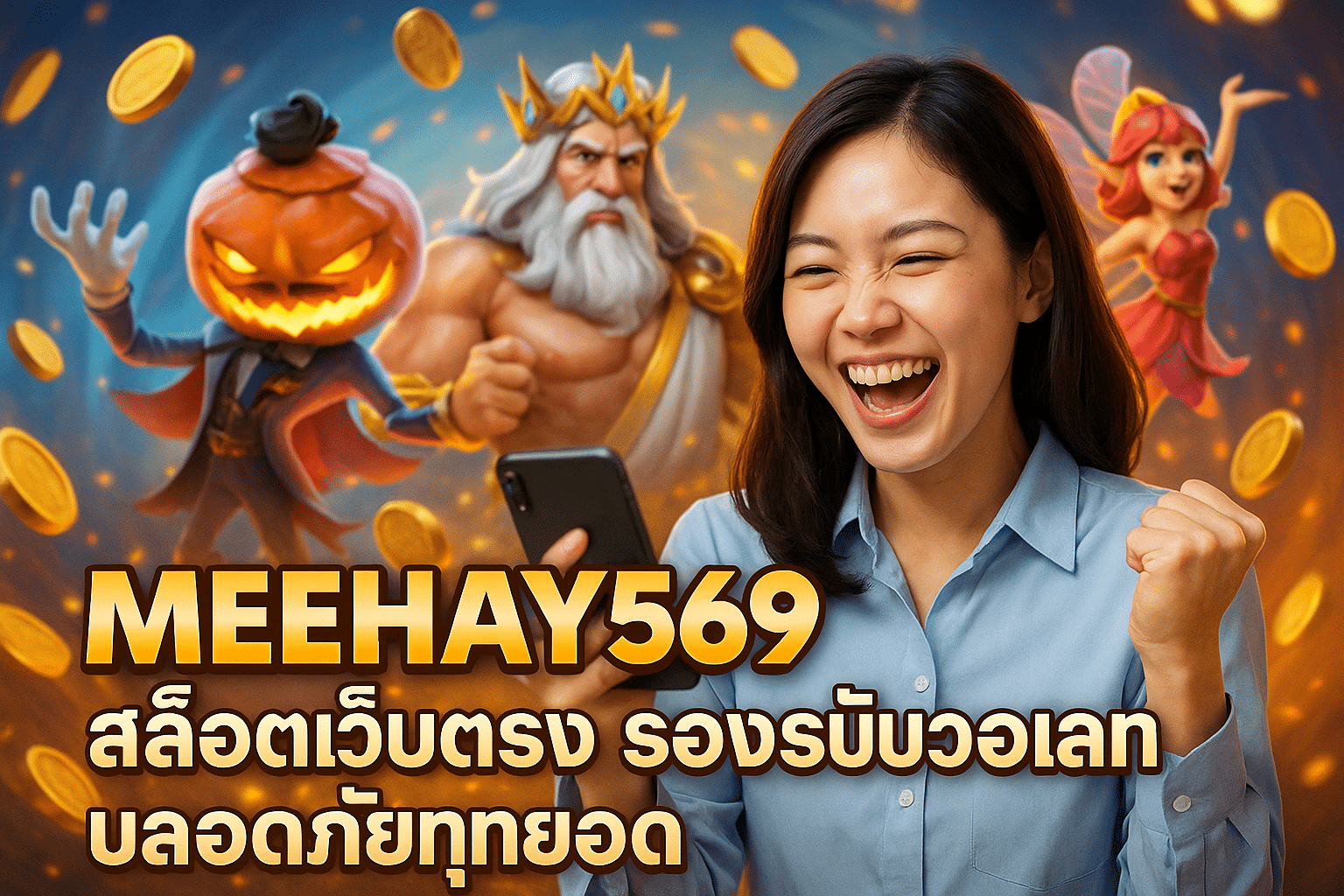 MEEHAY569 สล็อตเว็บตรง รองรับวอเลท ปลอดภัยทุกยอด