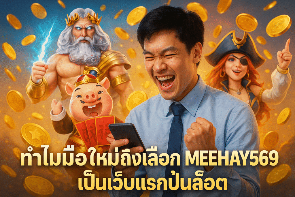ทำไมมือใหม่ถึงเลือก MEEHAY569 เป็นเว็บแรกปั่นสล็อต
